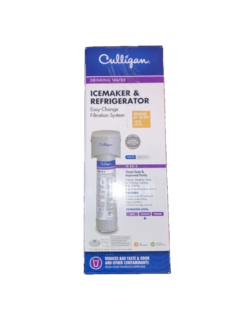 New Culligan IC-EZ-3 Icemaker Refrigerator Easy Chng Filtration System Everbilt - Picture 2 of 12